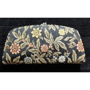 Vintage Baronet Women's Clutch Wallet Tapestry Design Event Mid Century Modern